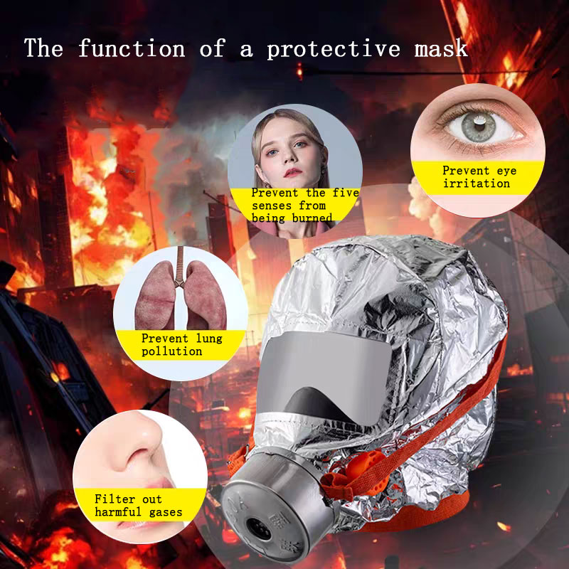 Kn95 Respirator Mask - 안전 화재 자가 구조 호흡기 훈련용