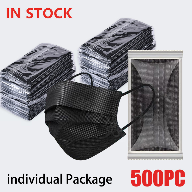 10-500Pcs 성인 마스크 일회용 개별 별도 패키지 - Disposable Surgical Mask 리뷰 및 가격