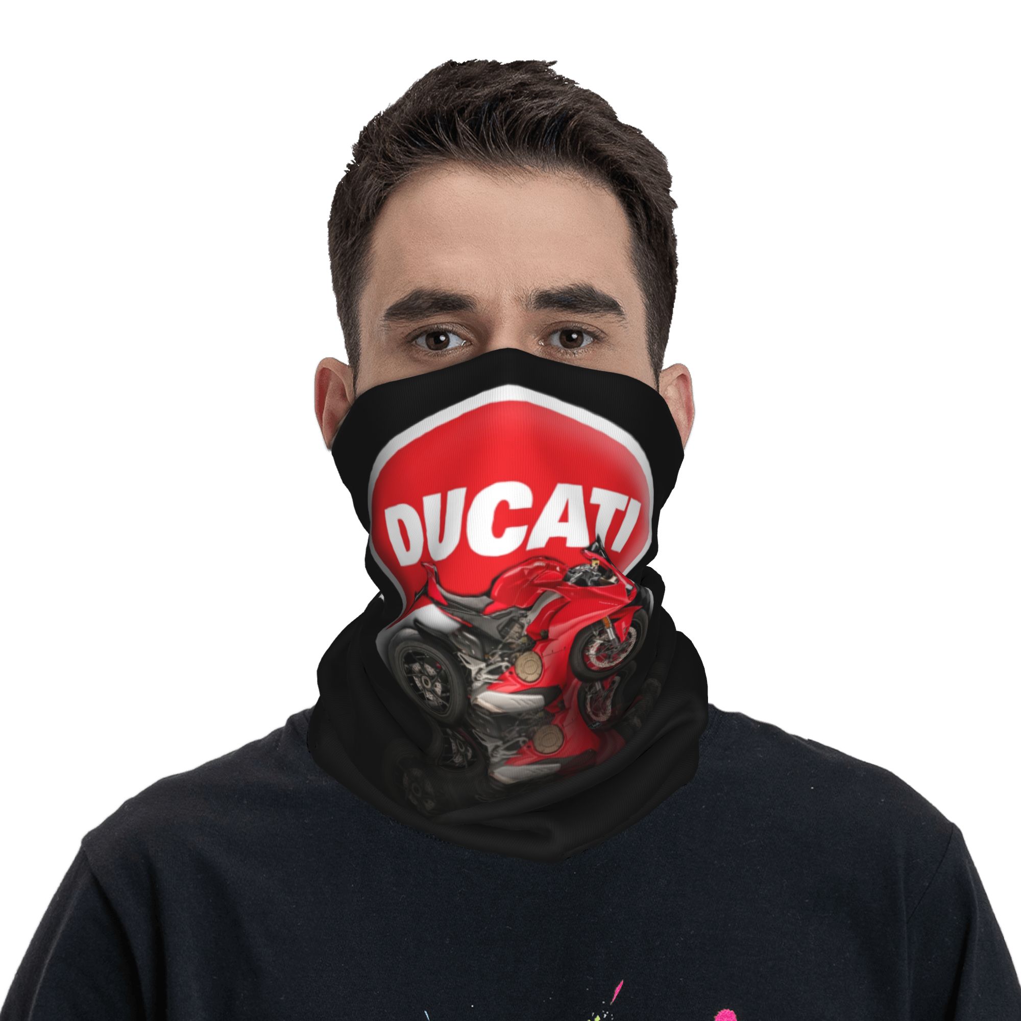 커스텀 스피드 두카티 레이싱 반다나 넥 게이터 방풍 페 - Neck Gaiter Face Cover 리뷰 및 가격
