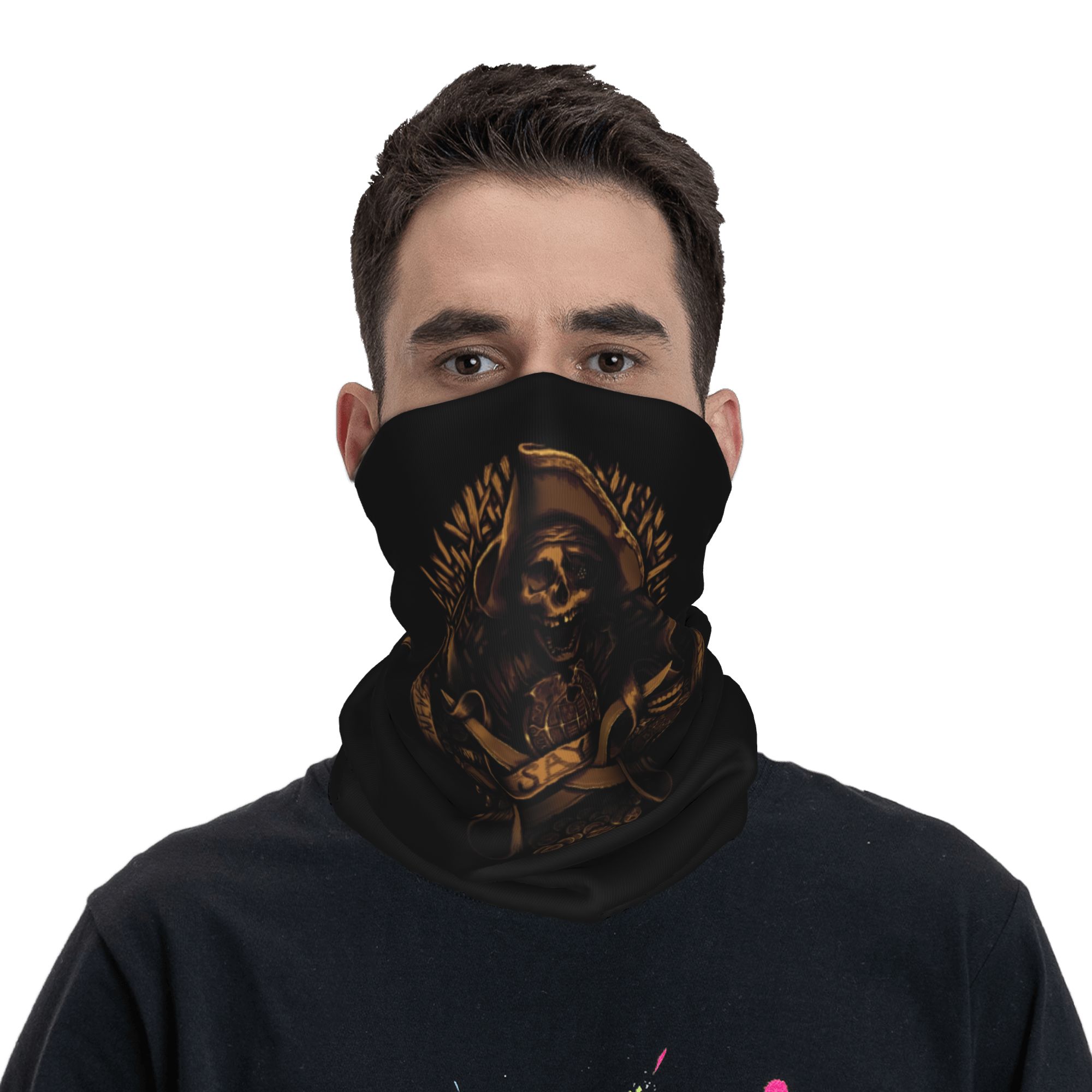 커스텀 네버 세이 다이 해적 해골 반다나 넥 워머 여성 - Neck Gaiter Face Cover 리뷰 및 가격